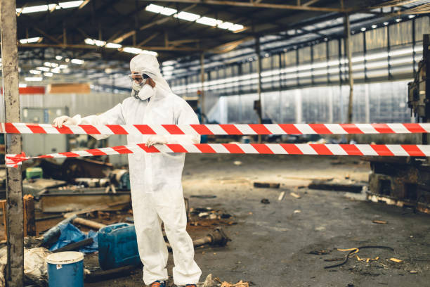 Professional Odor Removal technician working in Driscoll, TX